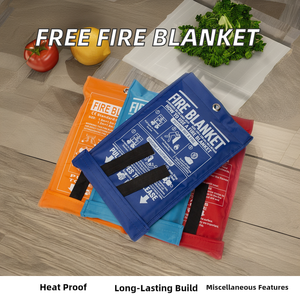 Utilisation d'urgence de couverture de feu ignifuge de fibre de verre pour l'isolation thermique et l'évasion de lutte contre l'incendie - Product Image 2