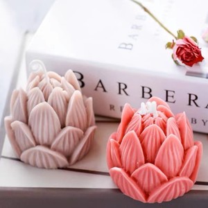 Lotus Silicone Cake Mold 3D Tulip Shape For Baking Chocolate Mousse Candle Making Decorative DIY - Product Image 1