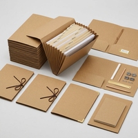 Dossier de documents A4 en papier kraft, dossier de classement personnalisé imprimé, enveloppe d'archives de bureau