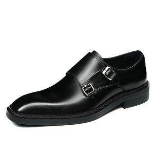 High-end Italian Style Men's Genuine Leather <b>Waterproof</b> Evergreen Slip-On Oxford Handmade Wedding <b>Shoes</b> - Product Image 2