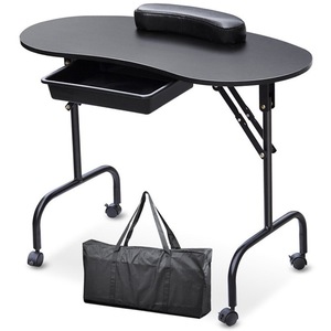 Portable Pliable Mesas De <span class=keywords><strong>Manucure</strong></span> Table Station Bureau Mobile pour La Maison Spa Salon De Beauté Table À Ongles pour <span class=keywords><strong>Manucure</strong></span> - Product Image 1