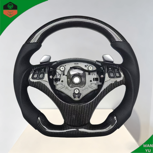 Volante Universal Cosido a Mano con Fibra de Carbono Real para BMW <span class=keywords><strong>E65</strong></span> E66 E31 E84 E83 E53 E70 E71 E36 E85 E86 E89 - Product Image 4