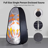 Machine de désintoxication spa à domicile portable et légère, pour usage personnel, sauna vapeur humide pliable d'intérieur, tente pop-up