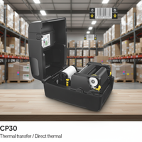 Printer Barcode RFID Chainway CP30 Layar Sentuh 3,5 inci Pencetakan Warna 203dpi Dukungan Ethernet/Wi-Fi/BT Stok Tersedia