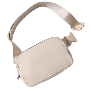 Sac banane unisexe en polyester imperméable avec fermeture éclair, sangle réglable et compartiment à <span class=keywords><strong>chaussures</strong></span>, idéal pour le sport et la gym – Tendance - Product Image 1