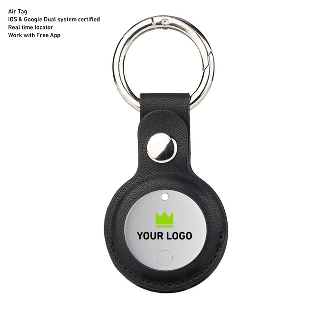 Keychain Packed Mini Round Position Smart GPS Tracker Via Free App Find My Google Hub Attach to Pets