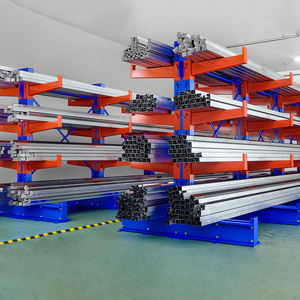 HY Adjustable Corrosion Protection Steel Pipe <strong>Storage</strong> Shelf Custom Warehouse Cantilever <strong>Rack</strong> <strong>System</strong> - Product Image 5