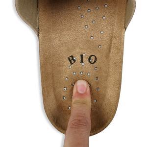 Sandalias Planas de Mujer con Soporte de Arco, 2 Correas Ajustables con Hebilla, Diseño sin Cordones, Suela Antideslizante de <span class=keywords><strong>EVA</strong></span>, Parte Superior de Cuero Genuino - Product Image 3