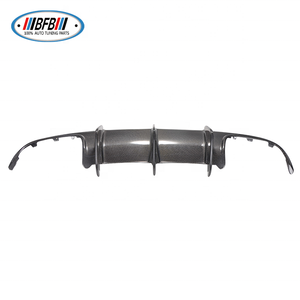 Diffuseur arrière en fibre de carbone noir brillant BFB <span class=keywords><strong>C63</strong></span> <span class=keywords><strong>AMG</strong></span> 2007-2011 W204 <span class=keywords><strong>C63</strong></span> pré-lifting, grandes ailettes, ajustement parfait - Product Image 6