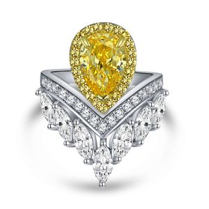 Joyería para mujer, anillos clásicos de plata 925 con corazón de amor, anillo de boda y fiesta a la moda para mujer, joyería de plata - Product Image 1