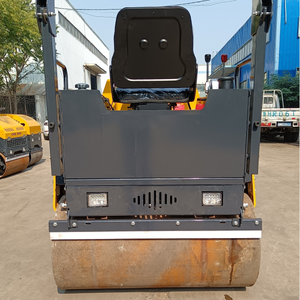 Rullo compressore famoso cinese 1t 2t 3t 4t 6t 8t 10t rullo compattatore a doppio tamburo produttore rullo compattatore del suolo - Product Image 5