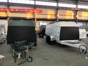 JINAN EDEN-Remolque de viaje de doble eje, herramienta de utilidad de tamaños grandes, venta directa de fábrica, constructor de caja de remolque barato - Product Image 4