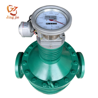 DN100 High Temperature Oval Gear Flow Meter With Pulse 4-20mA Signal Output PD Flow Meter for Diesel Fuel Oil Factory Sale OEM