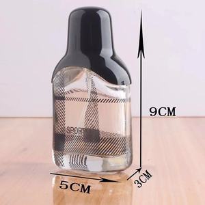 Precio de fábrica de fondo plano logotipo de la forma del cuerpo para azafrán botella de vidrio botella de atractivo - Product Image 4