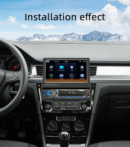 Bqcc 1din 7 "HD IPS có thể thu vào màn hình xe máy nghe nhạc đầy màu sắc ánh sáng Carplay <span class=keywords><strong>wifi</strong></span> <span class=keywords><strong>Wifi</strong></span> BT AUX mirrorlink RDS USB sạc nhanh 9901 - Product Image 6