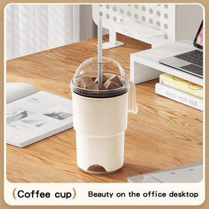 Support de tasse en plastique pour bureau transfrontalier avec ventouse, grande ouverture pour téléphone et rangement de boissons - Product Image 4