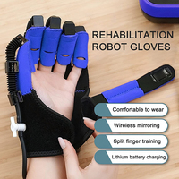 Attelle sans fil pour la réadaptation orthèses AVC Entraîneur de main Rééducation Robot Gants Miroir Mode doigt Masseur de main Produit