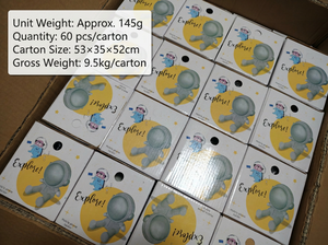 Tirelire Astronaute 2-en-1 avec Veilleuse, Incassable, pour <span class=keywords><strong>D</strong></span>écoration de Chambre <span class=keywords><strong>d</strong></span>'Enfant, Cadeau <span class=keywords><strong>d</strong></span>'Anniversaire, Thème Spatial - Product Image 6