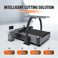 Mesin Pemotong Pisau CNC Digital Otomatis AOL untuk Fabrikasi Film Plastik FRP, Panel Komposit CFRP Aerospace