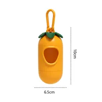 Boîte d'emballage en plastique multicolore pour distributeur de sacs à déjections canines épaissis pour l'extérieur, portable