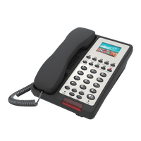 Téléphone de table pour hôtel HTTP/HTTPS/SIP PnP/TR-069 à configuration automatique PSTN+IP