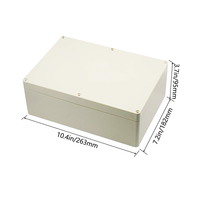 Boîtier en plastique ABS étanche, boîtier électronique, boîte de jonction, boîtier de circuit imprimé, 263* 182*95 mm