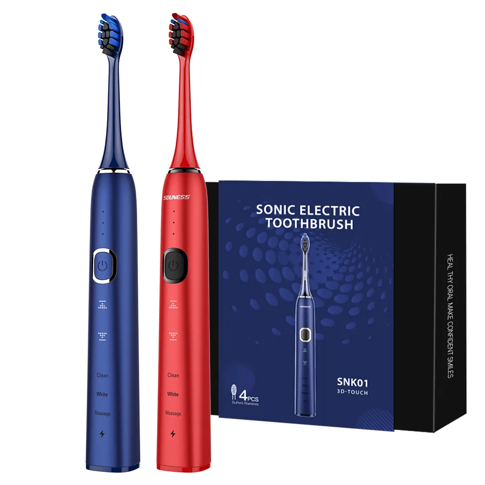 Wholesale Manufacturer approved Vibrating Rechargeable Sonic Electric Toothbrush with 9 brushing options