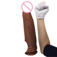Vibromasseur réaliste en silicone avec 10 modes de vitesse, télécommande sans fil souple, vibromasseur réaliste