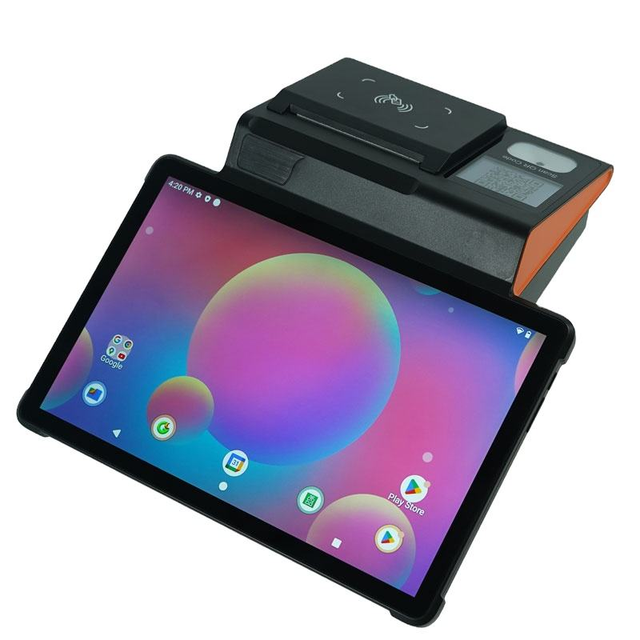 11 Inch 4G Network Android Pos System Terminal All in One Tablet Pos Machine Touch Screen Built-in 80mm Thermal Printer