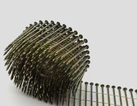 Clous à tête plate en acier de qualité industrielle, à tige spirale lisse, pour pistolet à clous pneumatique, usage sur palettes
