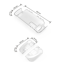 Coque de protection transparente anti-chute et anti-rayures pour console Steam Deck