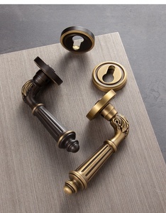 Hot bán cao cấp chống chèn từ rắn brass xử lý Door Lock Set cho cửa gỗ - Product Image 5