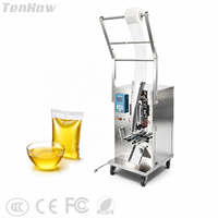 Machine d'emballage verticale automatique intelligente pour sachets d'huile comestible, remplisseuse et scelleuse de liquides en sachet