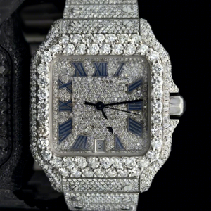 Wholesale Super Luxury Automatic <b>Diamond</b> <b>Watch</b> Men VVS D Colour Moissanite Square Stainless Steel 10 Bar Water Resistant New - Product Image 1