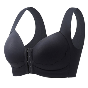Reggiseno Femminile Senza Cuciture di Alta Qualità, Morbido, Wireless, Antiurto, Completamente Coperto, con <span class=keywords><strong>Apertura</strong></span> Frontale e Spalline Regolabili - Product Image 1