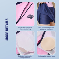 Maillot de bain une pièce OEM/ODM XINXINMEI avec poches pour prothèses mammaires en silicone pour femmes