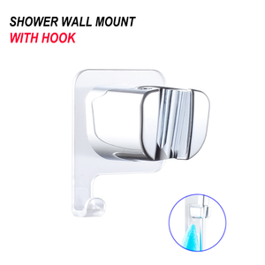 No-Drill Shower Head Holder Adjustable <strong>Spray</strong> Head <strong>Mount</strong> Bathroom Shower Accessories Rain Shower Head Bracket Fixed Wall <strong>Mount</strong> - Product Image 1