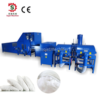 Machine de remplissage de coussins entièrement automatique CE Advanced Technology Sojet, capacité de 350 coussins/heure, pour coussins en microfibre/polyester
