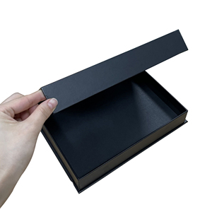 Petite quantité minimale de commande, boîte cadeau magnétique élégante, emballage de luxe noir de qualité supérieure avec logo estampé en feuille d'or - Product Image 6