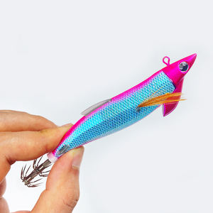 Anzuelo de calamar japonés <span class=keywords><strong>yo</strong></span>-<span class=keywords><strong>zuri</strong></span>, señuelo de pesca de madera dura, camarón, <span class=keywords><strong>EGI</strong></span>, calamar, pulpo - Product Image 1