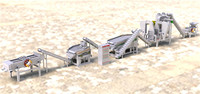 Ligne de transformation automatique des raisins secs commerciaux, machine de prétraitement des raisins secs industriels entièrement automatique, équipement d'usine à vendre