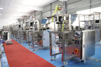 Machine d'emballage verticale de petits sacs pour poudre de café poudre alimentaire vêtements PLC machine de remplissage de petits sacs de sachets en papier en plastique