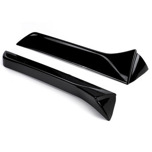 Deflectores de viento para ventanas de coche, negros brillantes, de ABS, para Renault, Seat Leon, <span class=keywords><strong>Ibiza</strong></span>, protectores de lluvia traseros RBL008 - Product Image 1
