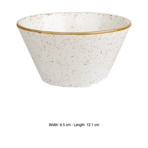 Bol Stonecast blanc Ø 12,1 × 6,5 cm 34 cl blanc moucheté Churchill Swhsze1 - Product Image 3