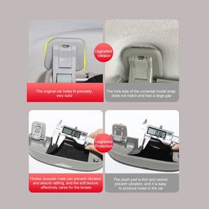 Étui de lunettes de voiture en silicone pour <span class=keywords><strong>Audi</strong></span>, boîte de rangement pour <span class=keywords><strong>Audi</strong></span> A1 A3 A4 A5 A6L <span class=keywords><strong>Q3</strong></span> Q5 - Product Image 3