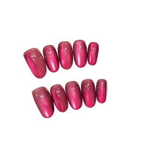 [Serie Simple] <span class=keywords><strong>Uñas</strong></span> Acrílicas de Estilo Francés, Ultrafinas, Sin Rastro, Removibles, <span class=keywords><strong>Uñas</strong></span> de Fototerapia Pre-diseñadas, 12 Unidades - Product Image 2