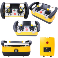 Télécommande de grue montée sur camion ECD-Q5000 IP65 étanche, joystick sans fil industriel 24V DC, certifiée CE FCC RoHS, 4 boutons