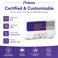 Protection contre les surtensions/sous-tensions KE-V009-N 120V 15A, protection contre les surtensions intelligente pour la maison et le bureau