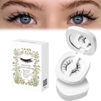 Pestañas Magnéticas Suaves de Aspecto Natural, Reutilizables, Estilo Ojo de Gato, con Aplicador, Sin Necesidad de Pegamento, Pestañas Postizas de Fácil Colocación