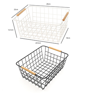 Nordic Style BPA-free Kitchen Wire Spice <strong>Basket</strong> Office Living Room Coffee <strong>Table</strong> Snack <strong>Basket</strong> Bathroom Clothes Storage <strong>Basket</strong> - Product Image 4